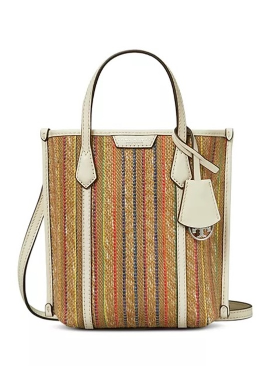 Tory Burch Handbags - Tory Burch Mini Perry Striped Tote